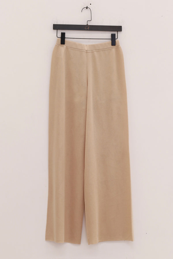 SWAYING 25 Early Autumn Knit Straight Casual Pants SW-SW25PF3B12C2-XING Apricot